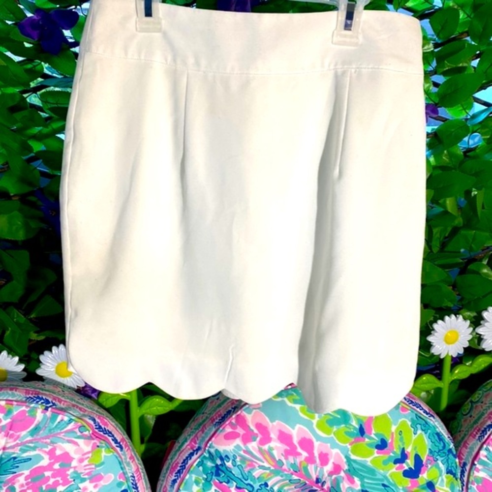 HYFVE white skirt with scalloped hem